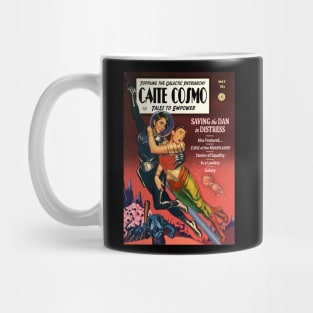 Caite Cosmo, Pulp Sci-fi Space Hero Mug